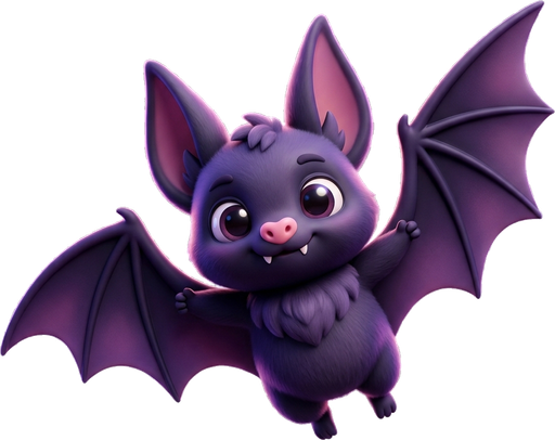 Spooky 3D Bat