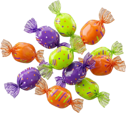 3D Halloween Candies