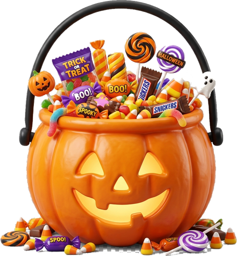 3D Halloween Candy Bucket